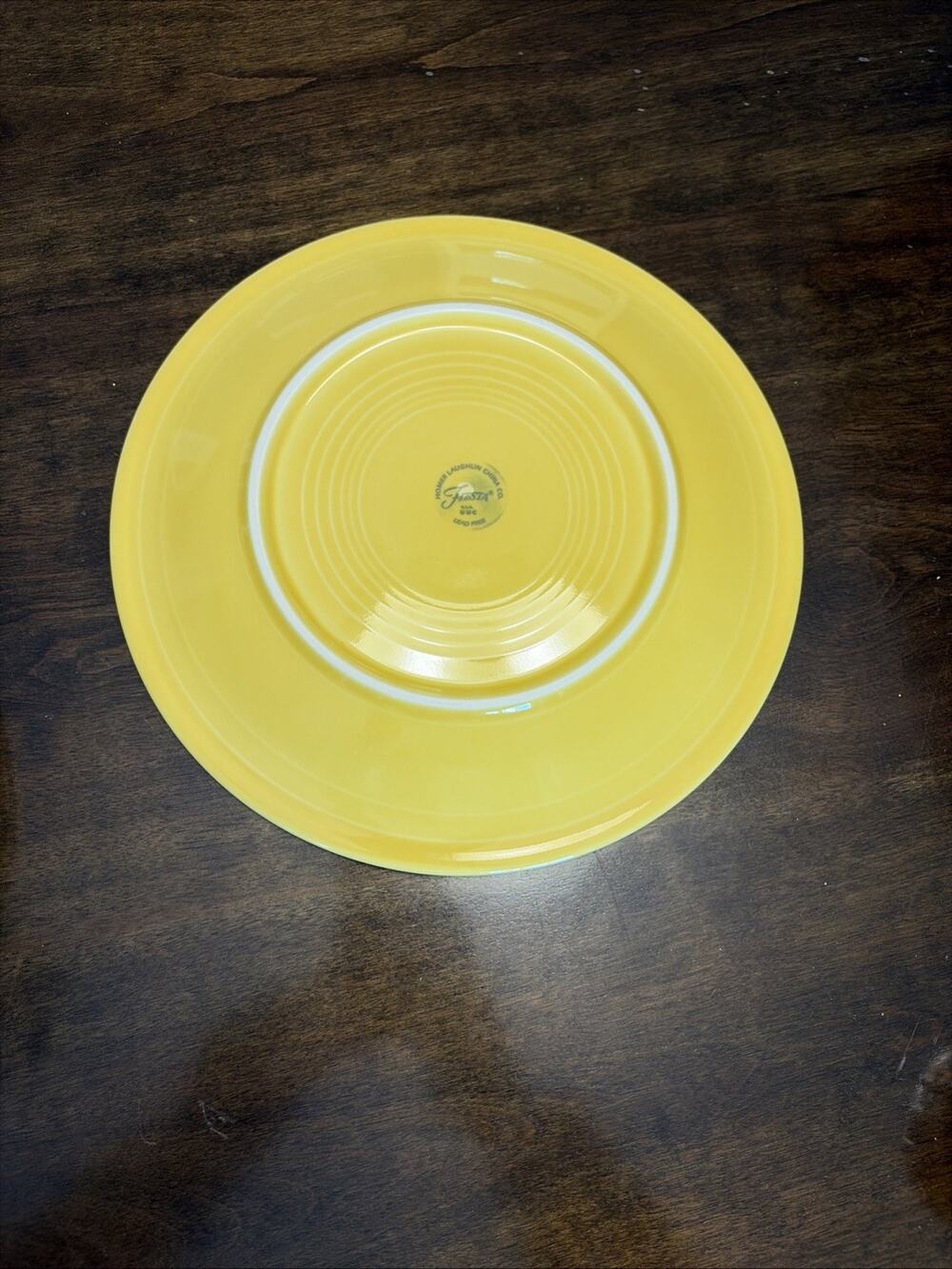 Fiesta Classic Rim Dinner Plate 10.5” Fiestaware Yellow or Sunflower Lead Free